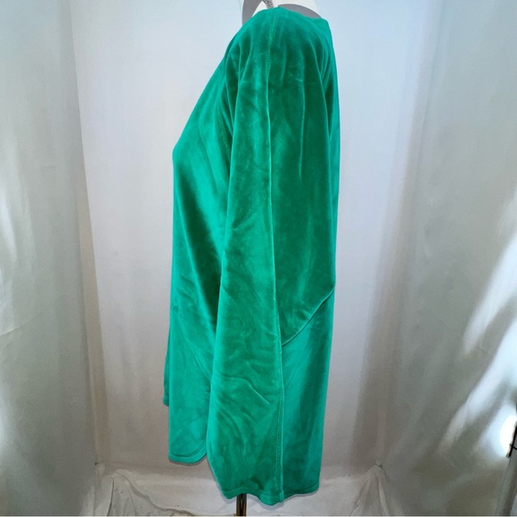 VTG Jones New York Sport Turquoise Dress with Removable Shoulder Pads - Picture 4 of 7